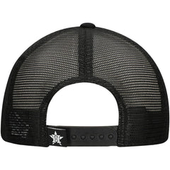 Black Houston Astros New Era Retro Bold A-Frame Trucker 9FORTY Adjustable Hat