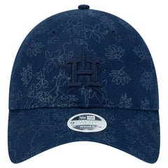 Navy Houston Astros New Era Women's Tonal Floral 9TWENTY Adjustable Hat
