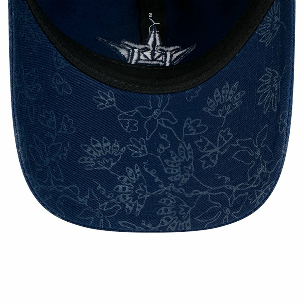 Navy Houston Astros New Era Women's Tonal Floral 9TWENTY Adjustable Hat