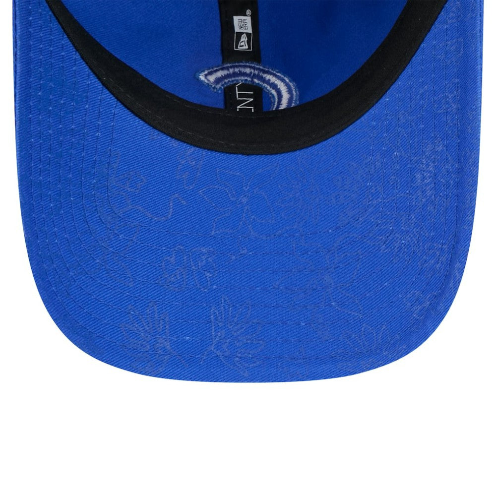 Royal Chicago Cubs New Era Women's Tonal Floral 9TWENTY Adjustable Hat