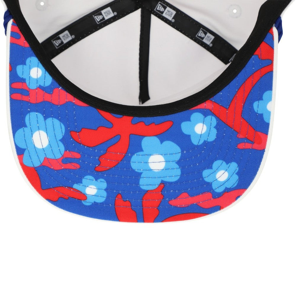 White Chicago Cubs New Era Paradise Golfer Adjustable Hat
