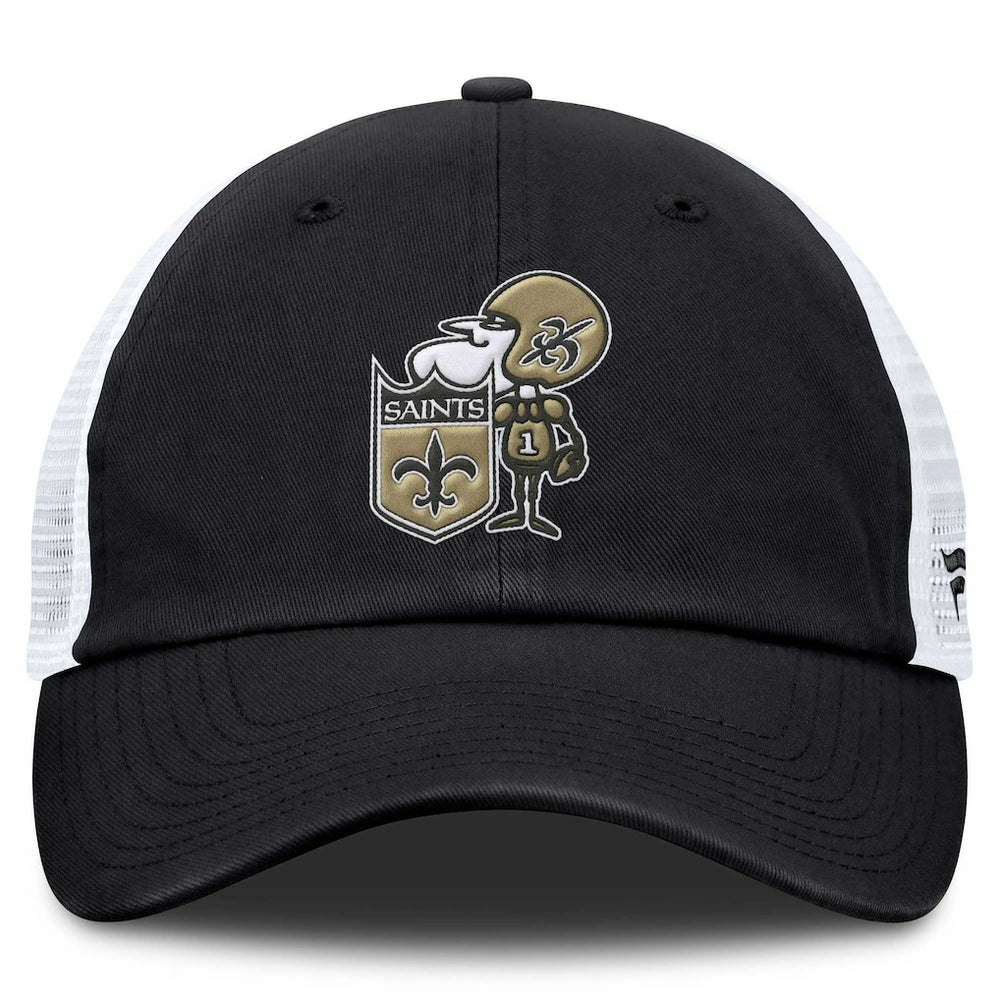 Basic Vintage Trucker Adjustable Hat - New Orleans Saints Hats