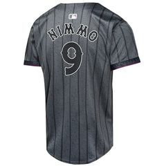 Graphite Brandon Nimmo New York Mets Nike Youth 2024 City Connect Limited Player Jersey