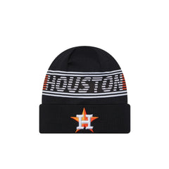 Navy Houston Astros New Era Authentic Collection Cuffed Knit Hat