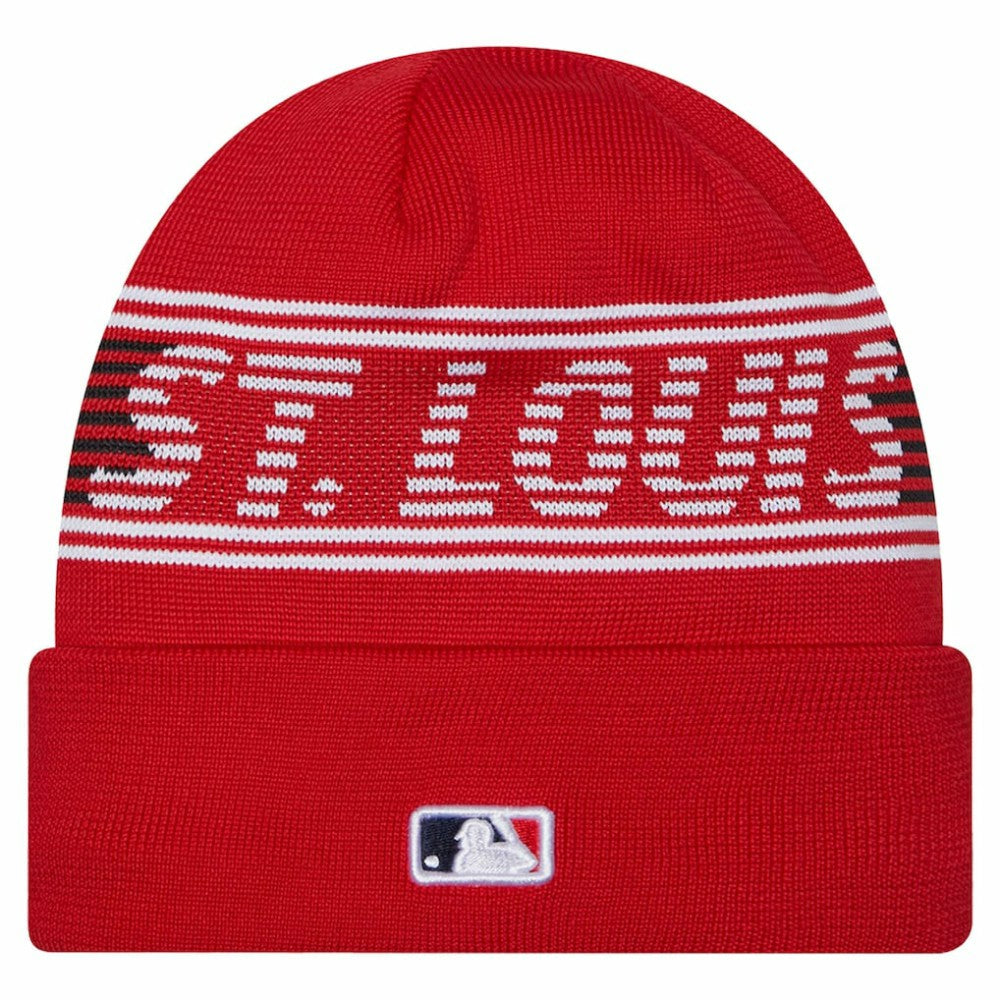 Red St. Louis Cardinals New Era Authentic Collection Cuffed Knit Hat