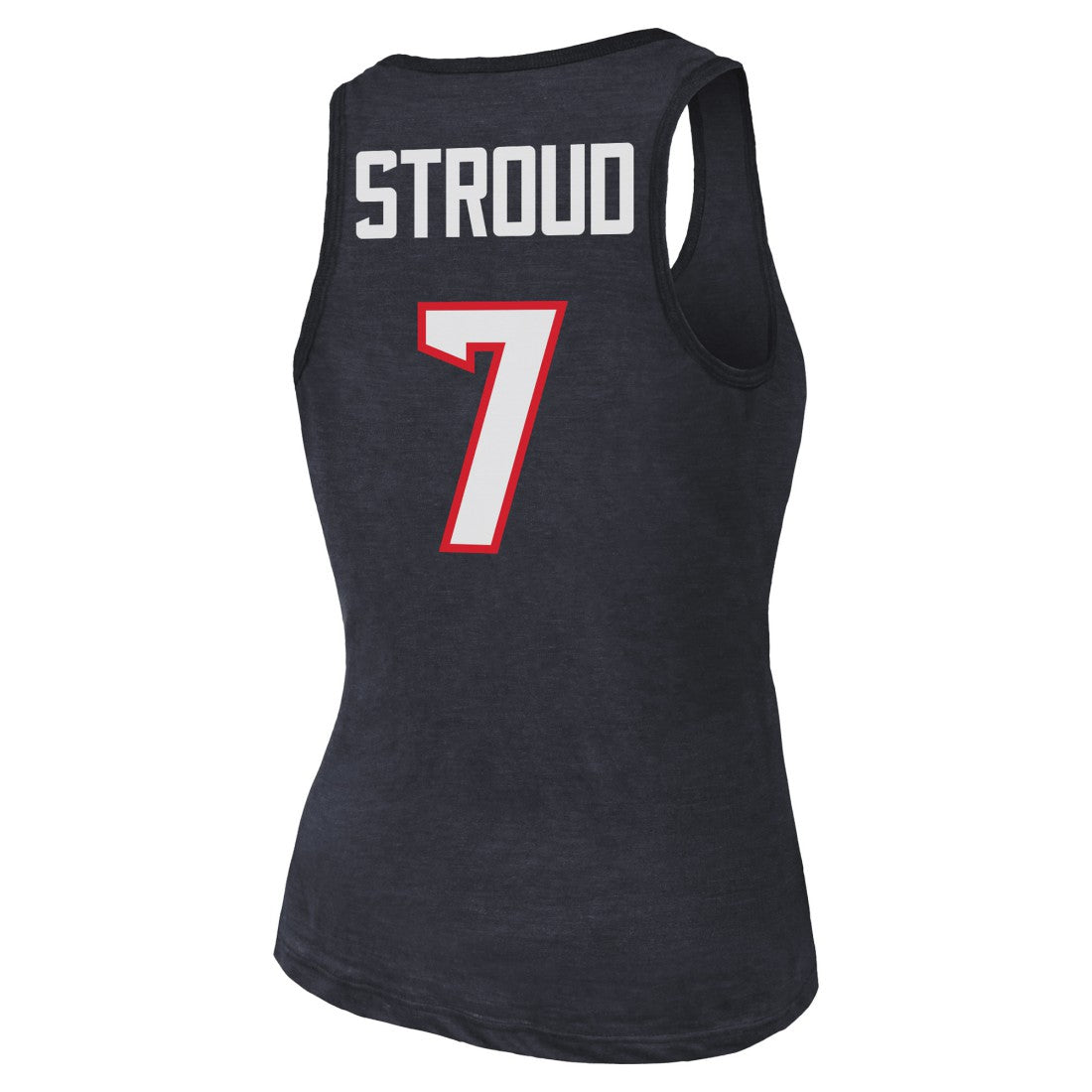 C.J. Stroud  Majestic Threads Women's Name & Number Tri-Blend Tank Top - Houston Texans Tops
