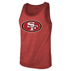 Christian McCaffrey  Majestic Threads Tri-Blend Player Name & Number Tank Top - San Francisco 49ers Tops