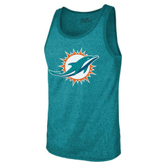 Tyreek Hill  Majestic Threads Tri-Blend Player Name & Number Tank Top - Miami Dolphins Tops