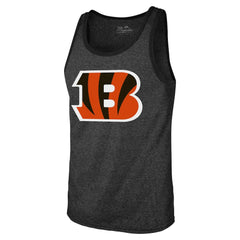 Joe Burrow  Majestic Threads Tri-Blend Player Name & Number Tank Top - Cincinnati Bengals Tops
