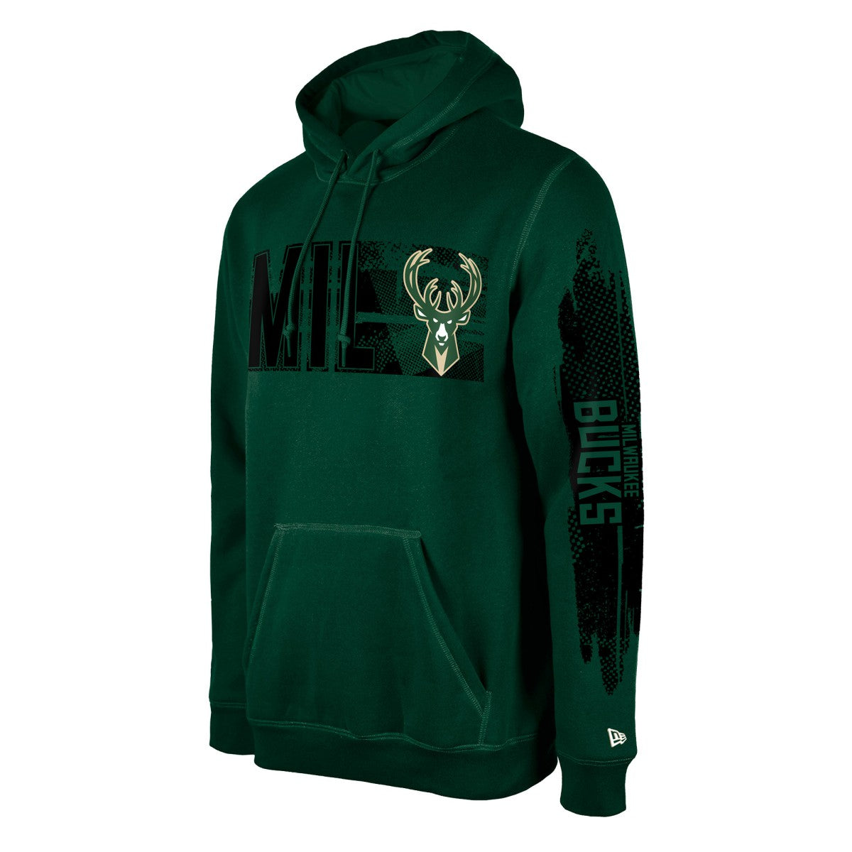 New Era Milwaukee Bucks Tip-Off Collection Pullover Hoodie
