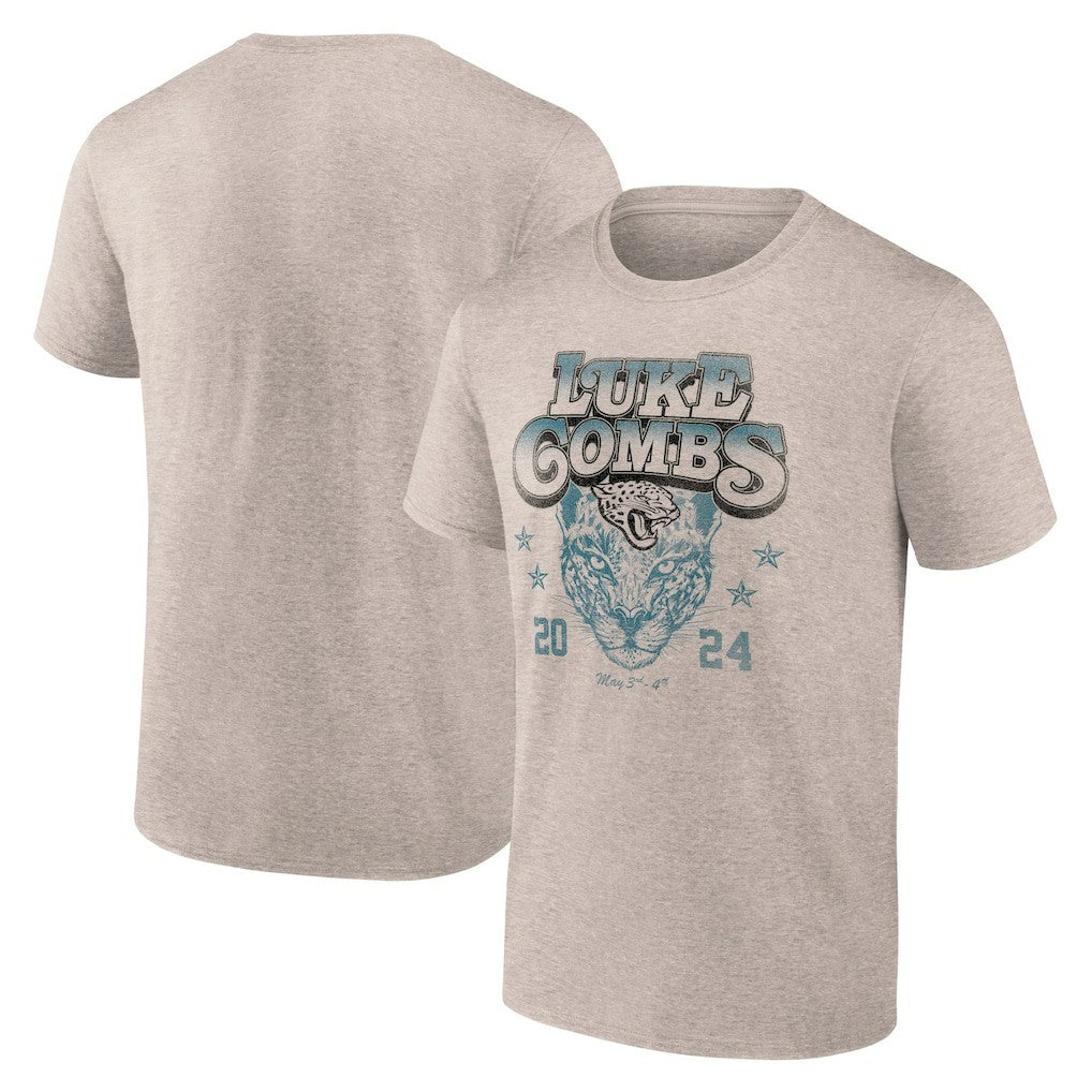 Luke Combs x  Growin' Up and Gettin' Old Tour T-Shirt - Jacksonville Jaguars T-shirts