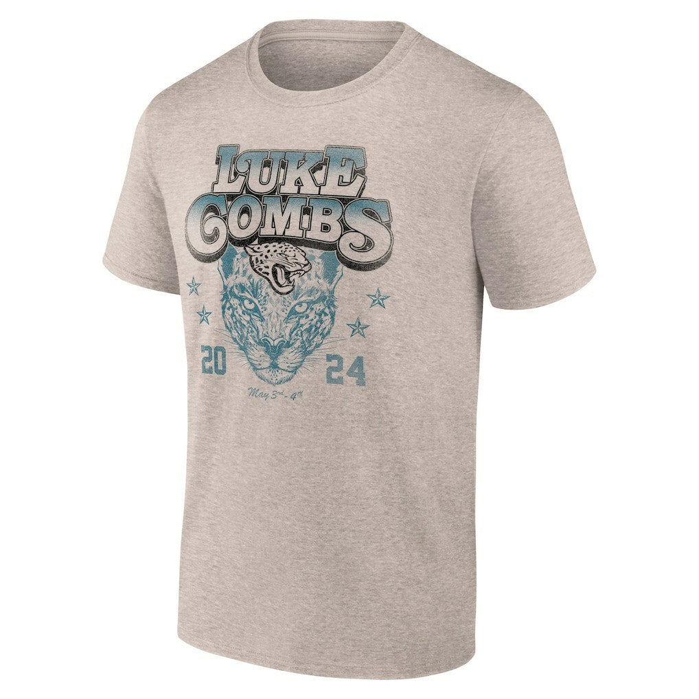 Luke Combs x  Growin' Up and Gettin' Old Tour T-Shirt - Jacksonville Jaguars T-shirts