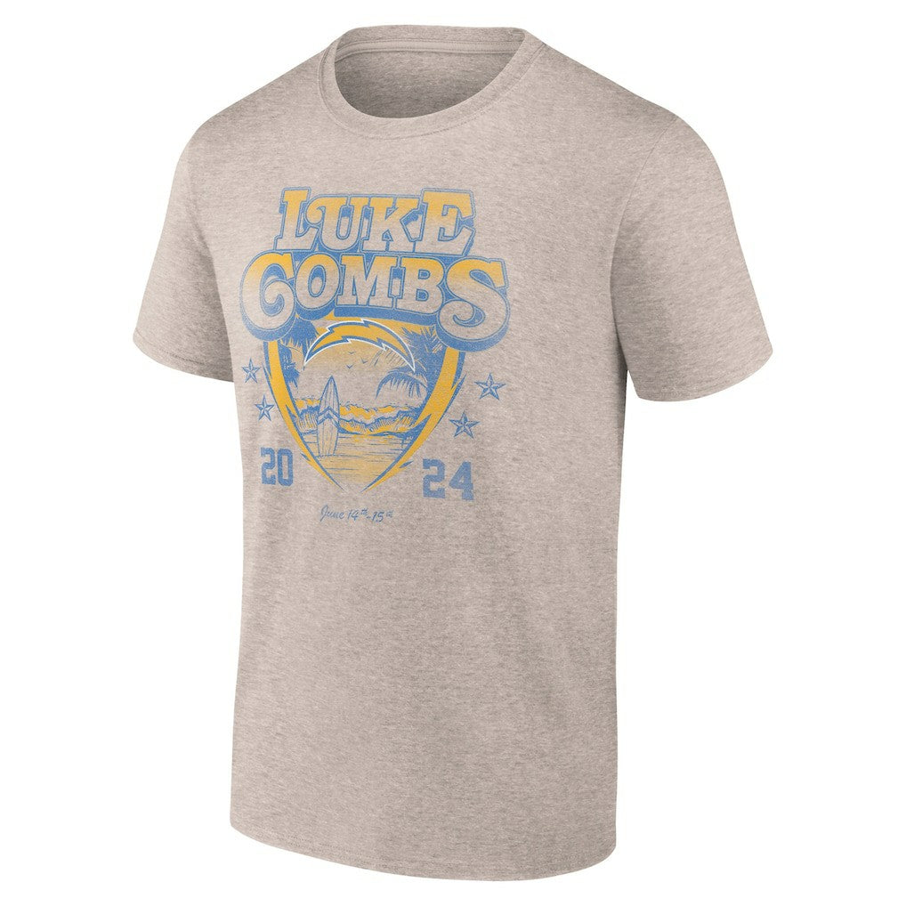 Luke Combs x  Growin' Up and Gettin' Old Tour T-Shirt - Los Angeles Chargers T-shirts