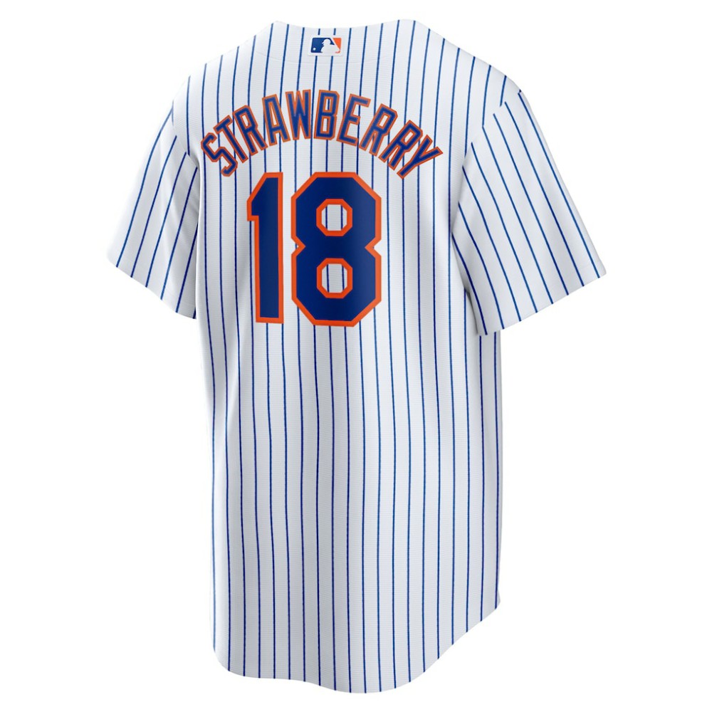 White Darryl Strawberry New York Mets Nike Home Replica Retired Player Jersey