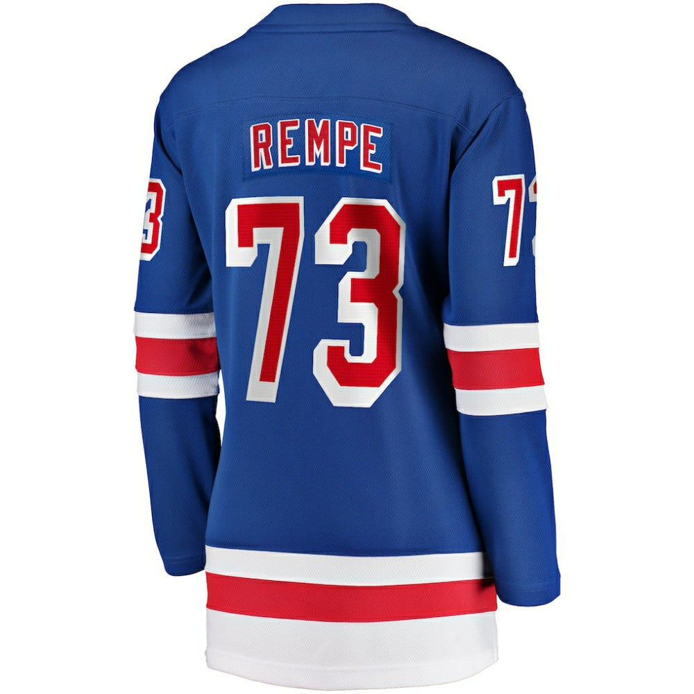 NHL Matt Rempe New York Rangers Fanatics Women's Home Breakaway Jersey