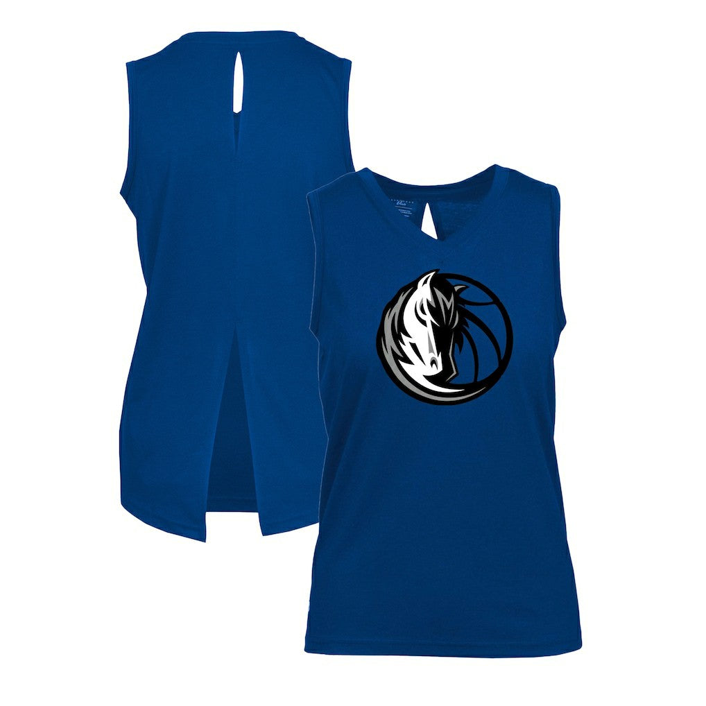Dallas Mavericks Levelwear Women's Paisley Core V-Neck Tank Top sale