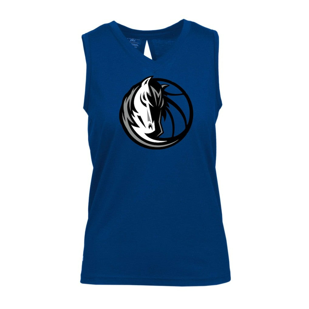 Dallas Mavericks Levelwear Women's Paisley Core V-Neck Tank Top sale