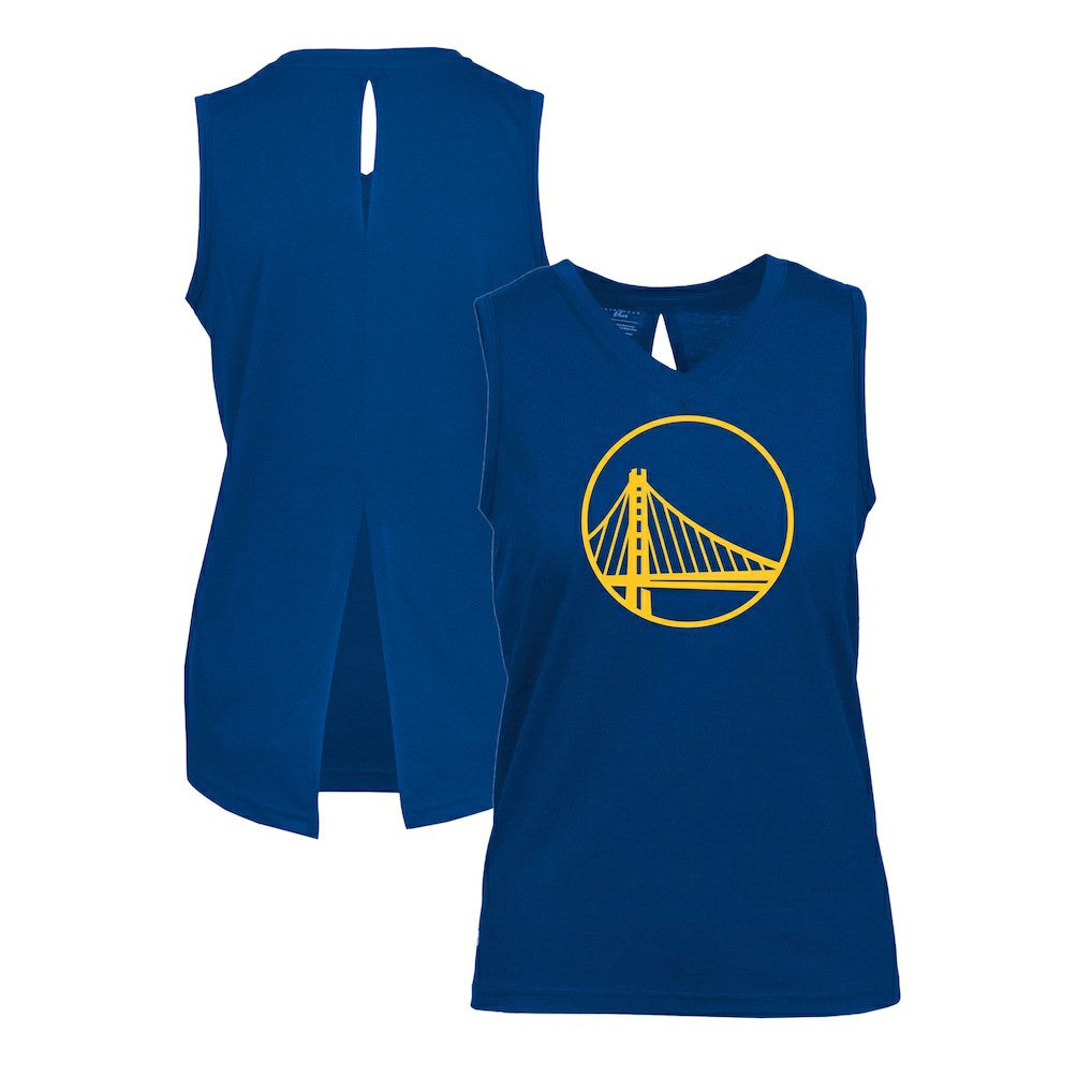 Golden State Warriors Levelwear Women's Paisley Core V-Neck Tank Top sale