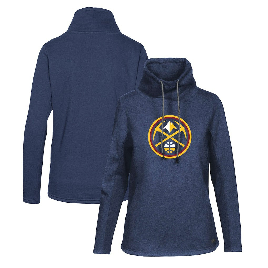 Denver Nuggets Levelwear Women's Loop Core Funnel Neck Pullover Sweatshirt sale