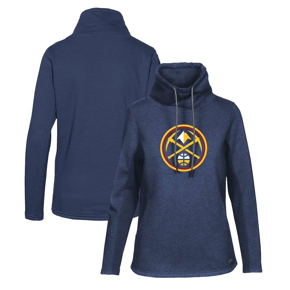 Denver Nuggets Levelwear Women's Loop Core Funnel Neck Pullover Sweatshirt sale
