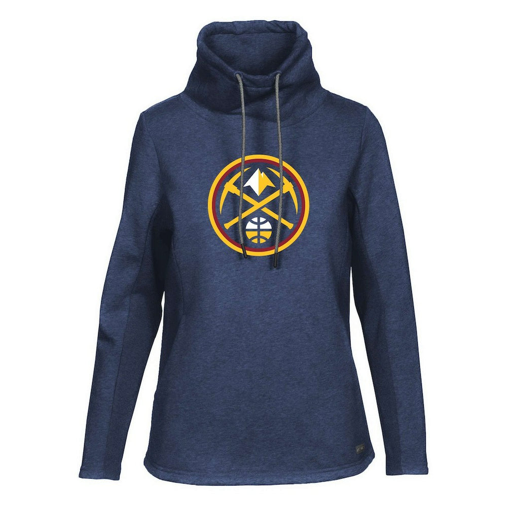 Denver Nuggets Levelwear Women's Loop Core Funnel Neck Pullover Sweatshirt sale