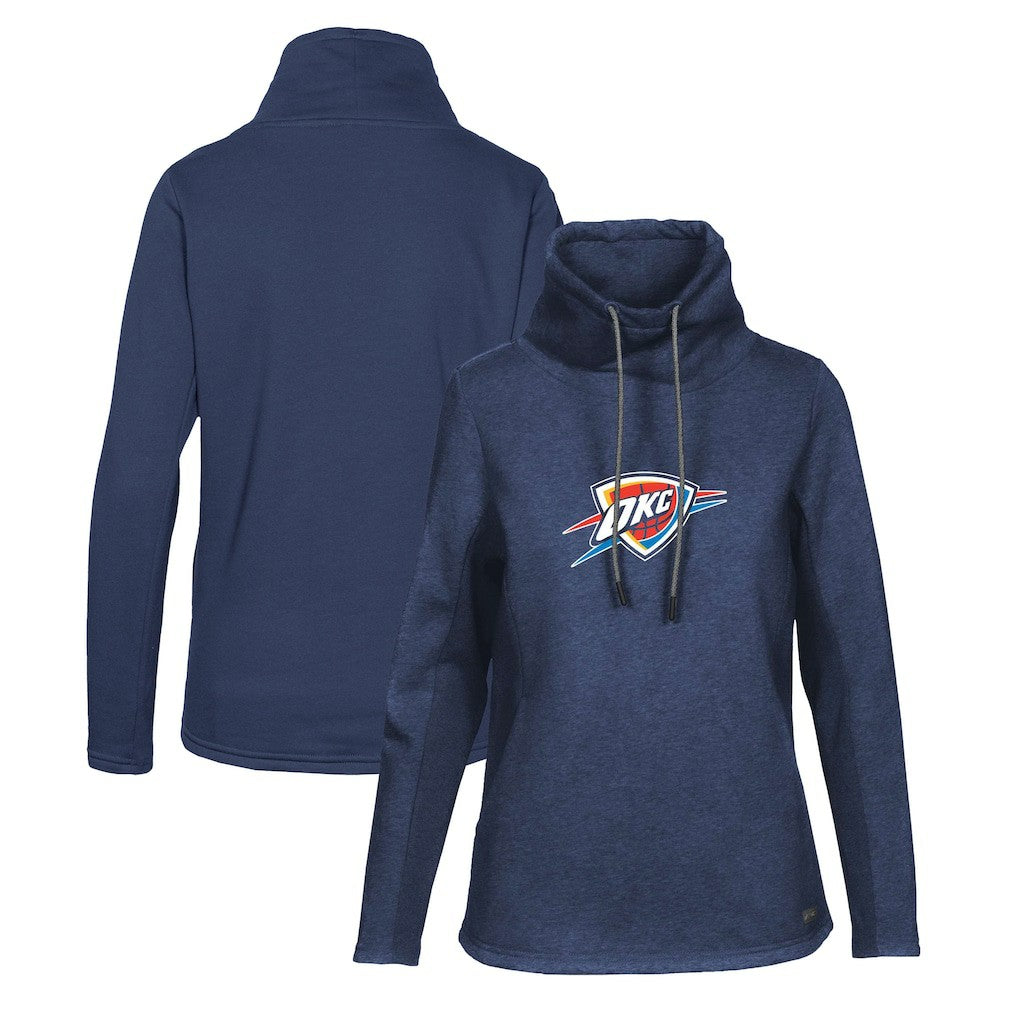 Oklahoma City Thunder Levelwear Women's Loop Core Funnel Neck Pullover Sweatshirt