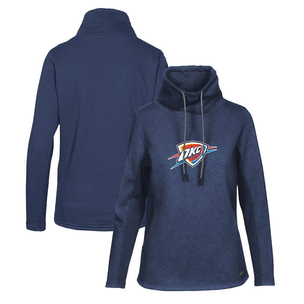 Oklahoma City Thunder Levelwear Women's Loop Core Funnel Neck Pullover Sweatshirt