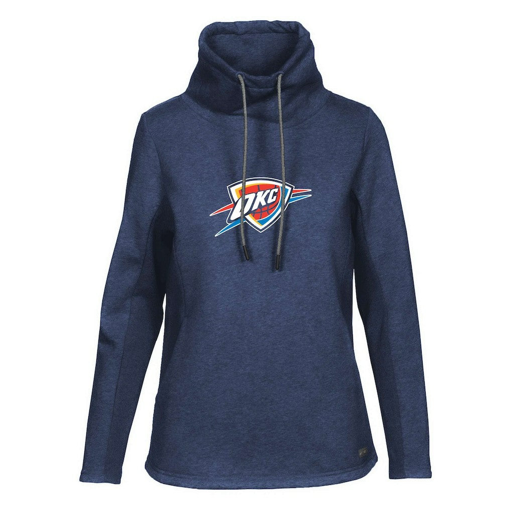 Oklahoma City Thunder Levelwear Women's Loop Core Funnel Neck Pullover Sweatshirt