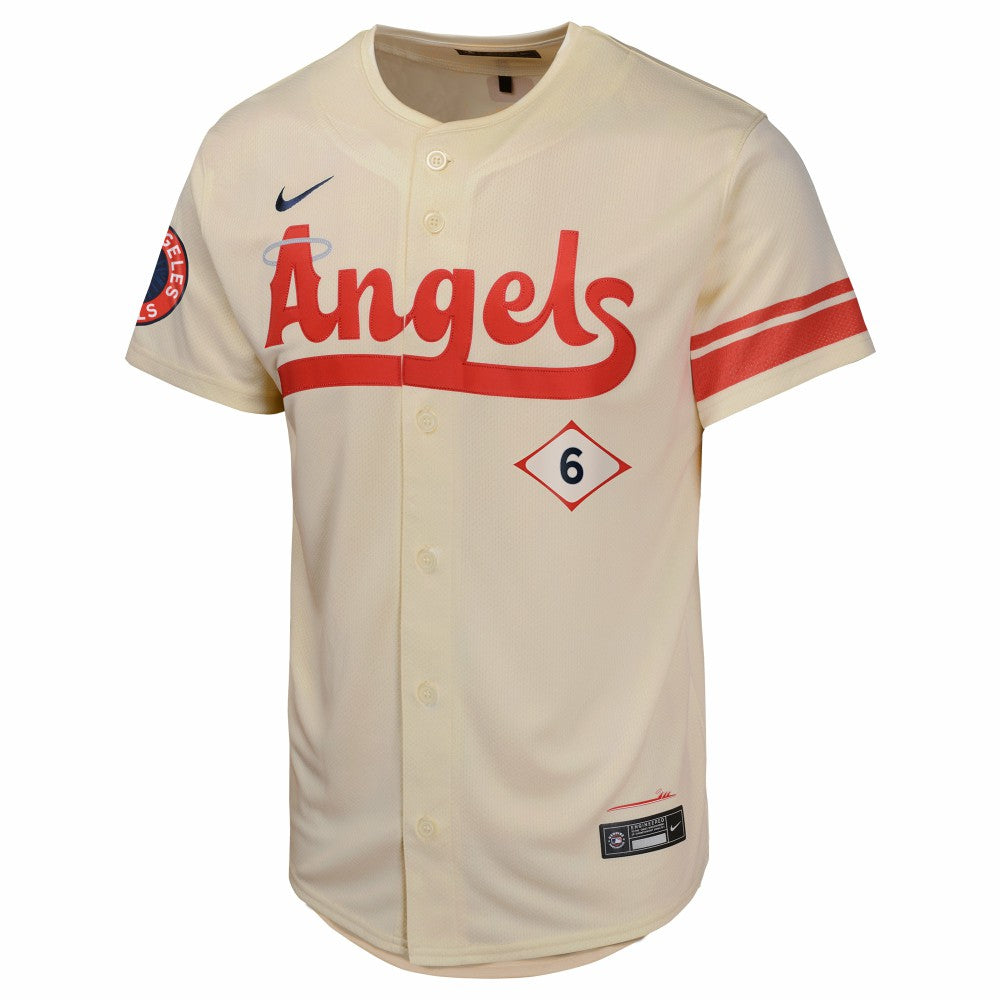 Cream Anthony Rendon Los Angeles Angels Nike Youth City Connect Limited Player Jersey