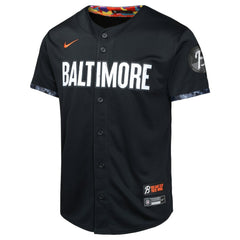 Black Adley Rutschman Baltimore Orioles Nike Youth City Connect Limited Player Jersey