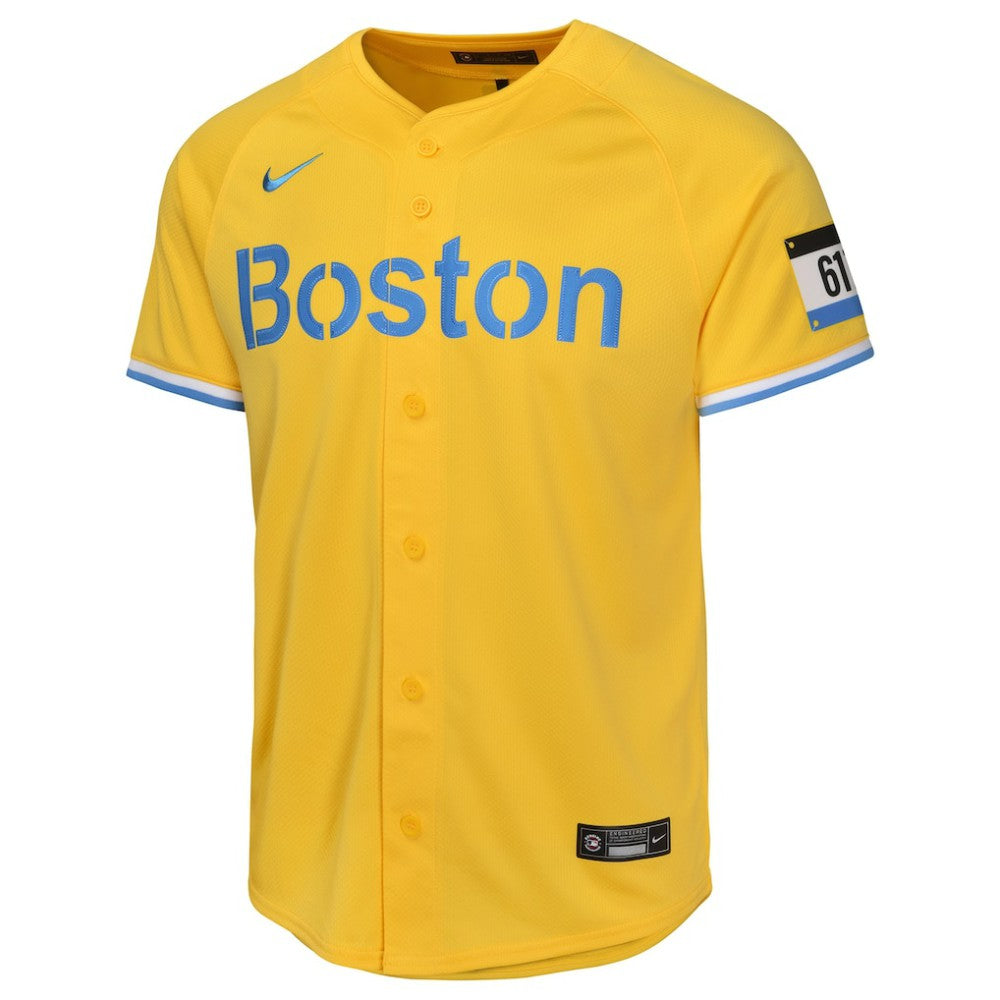 Gold David Ortiz Boston Red Sox Nike Youth City Connect Limited Player Jersey