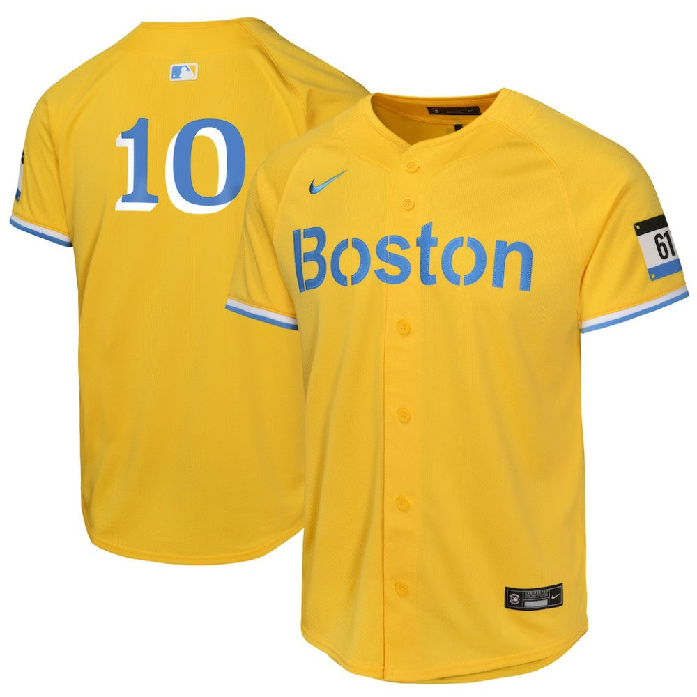 Gold Trevor Story Boston Red Sox Nike Youth City Connect Limited Player Jersey