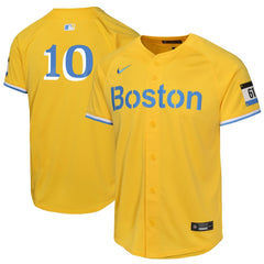 Gold Trevor Story Boston Red Sox Nike Youth City Connect Limited Player Jersey