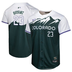 Green Kris Bryant Colorado Rockies Nike Youth City Connect Limited Player Jersey