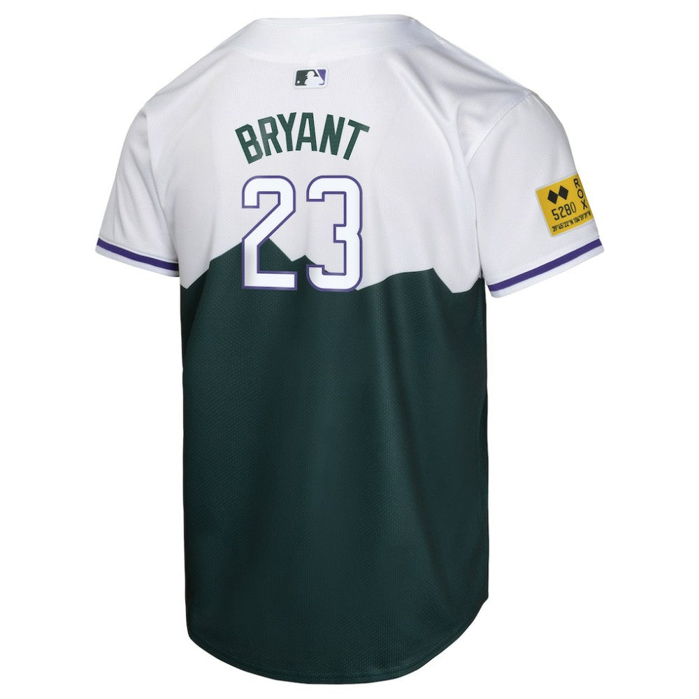 Green Kris Bryant Colorado Rockies Nike Youth City Connect Limited Player Jersey
