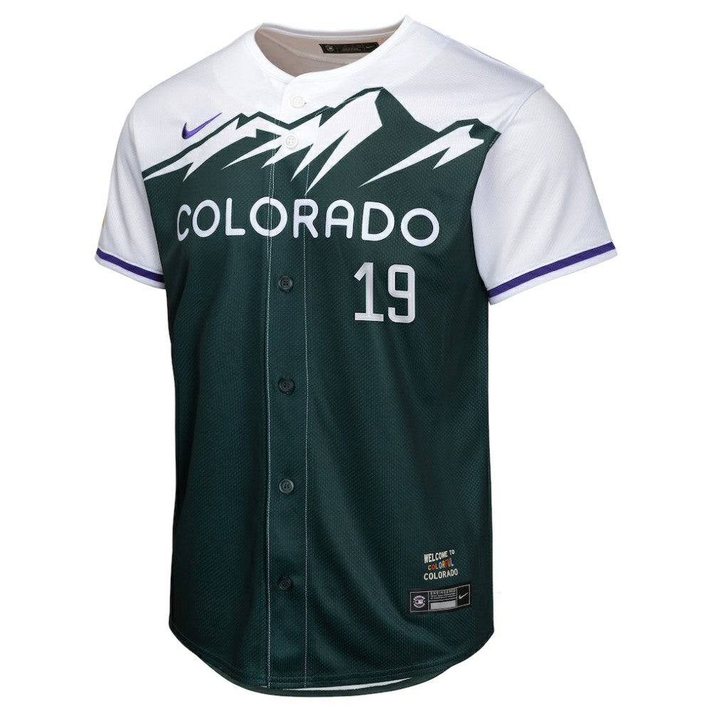 Green Charlie Blackmon Colorado Rockies Nike Youth City Connect Limited Player Jersey