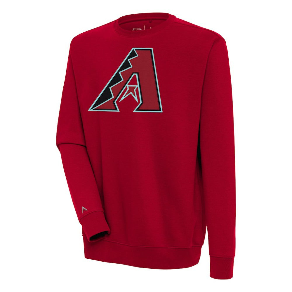 Red Arizona Diamondbacks Antigua Victory Pullover Sweatshirt