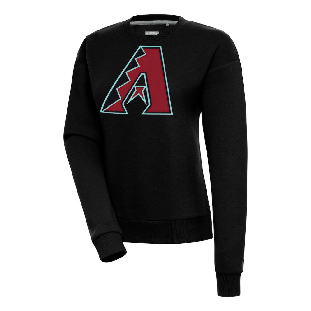 Black Arizona Diamondbacks Antigua Women's Victory Pullover Sweatshirt