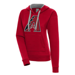 Red Arizona Diamondbacks Antigua Women's Victory Pullover Hoodie