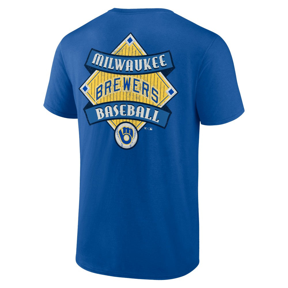 Royal Milwaukee Brewers Cooperstown Collection Field Play T-Shirt