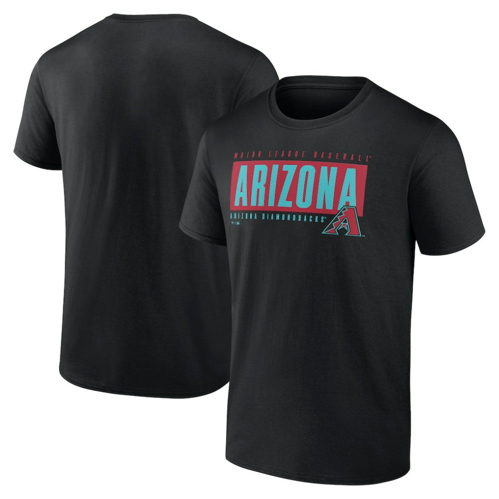 Black Arizona Diamondbacks Blocked Out T-Shirt