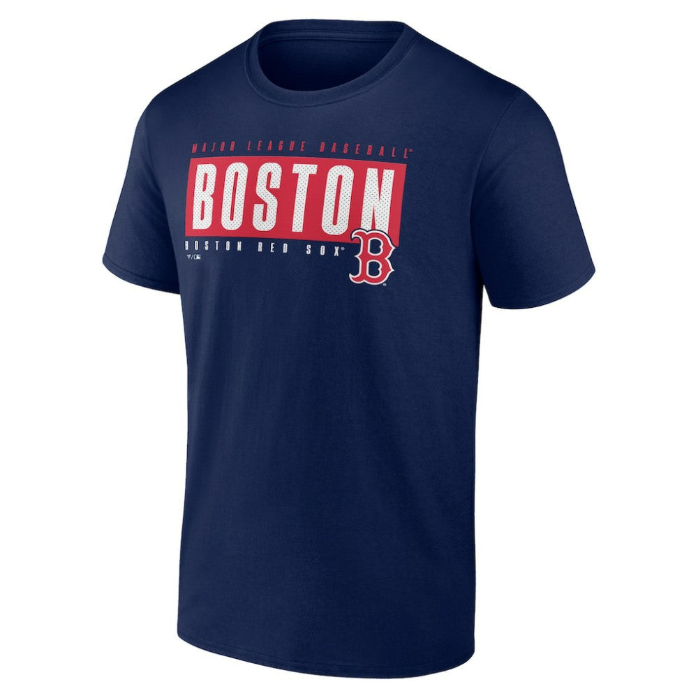 Navy Boston Red Sox Blocked Out T-Shirt