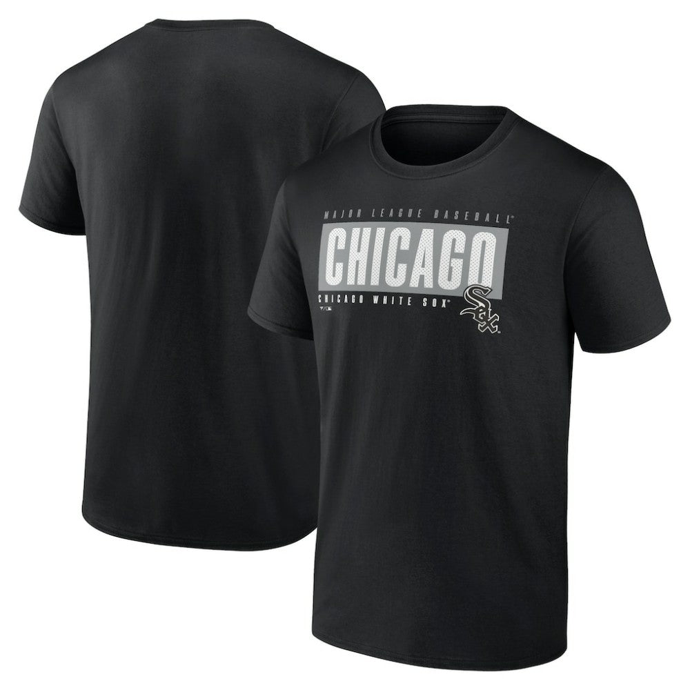 Black Chicago White Sox Blocked Out T-Shirt