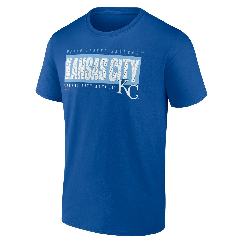 Royal Kansas City Royals Blocked Out T-Shirt