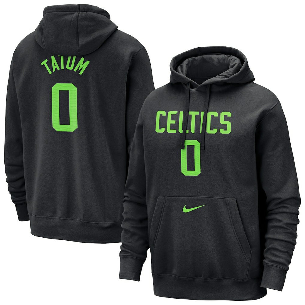 Nike Jayson Tatum Boston Celtics 2024/25 City Edition Name & Number Pullover Hoodie