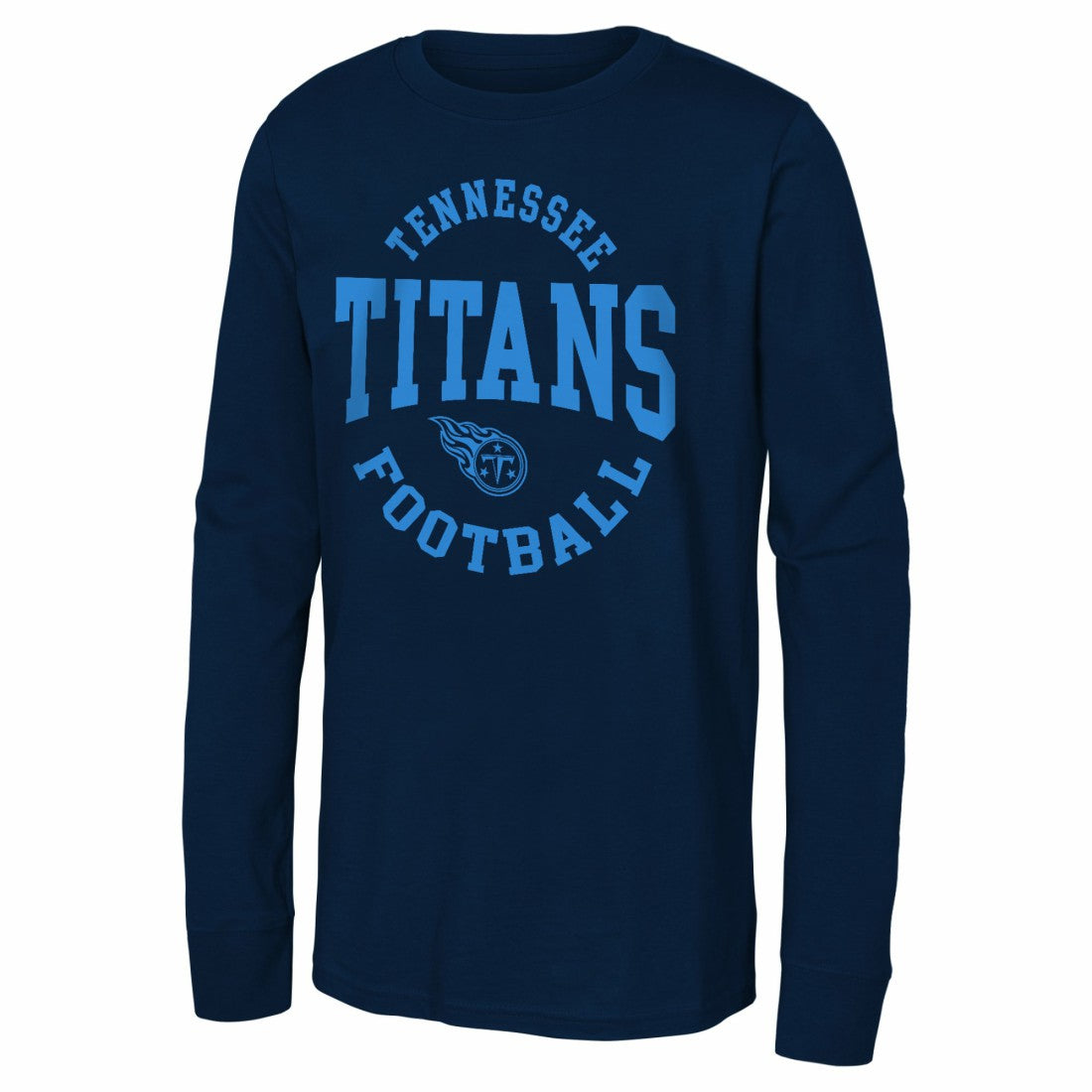 Youth Around The Block Long Sleeve T-Shirt - Tennessee Titans T-shirts