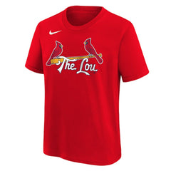 Red Nolan Arenado St. Louis Cardinals Nike Youth 2024 City Connect Name & Number T-Shirt