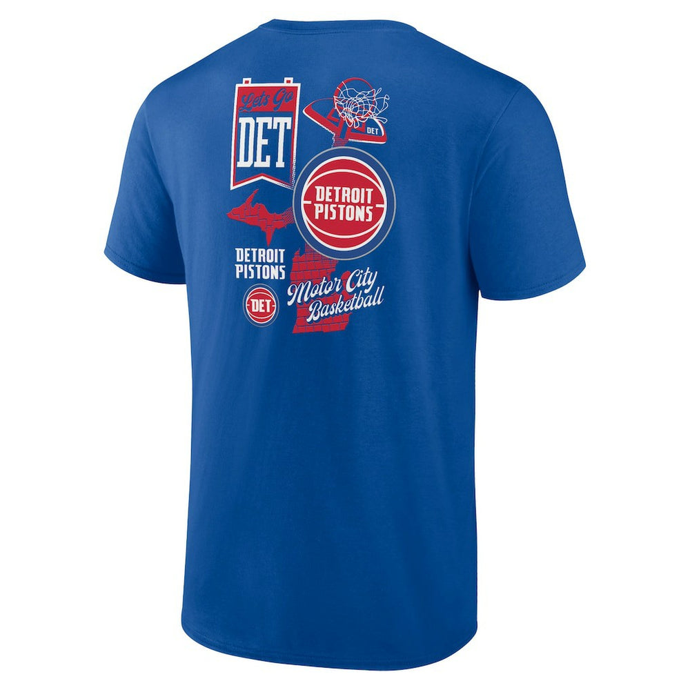Detroit Pistons Split Zone T-Shirt sale