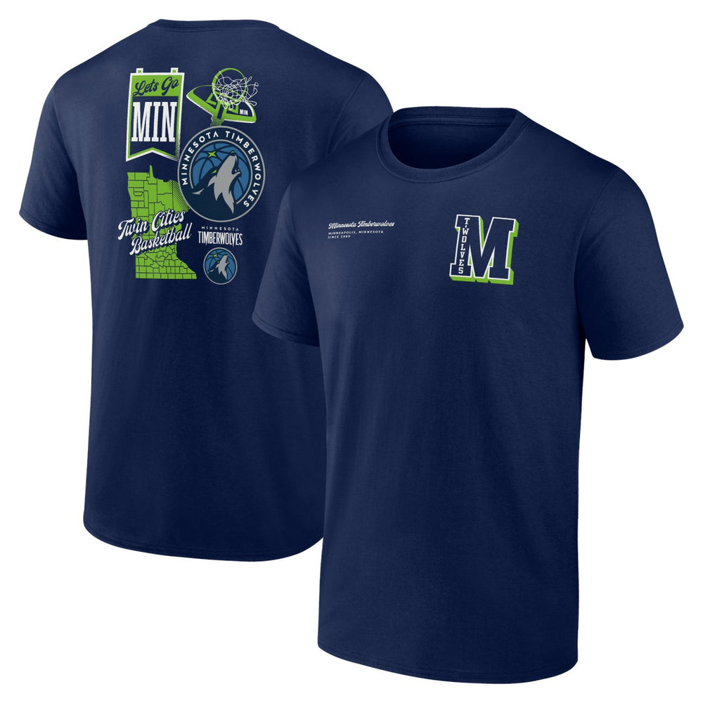 Minnesota Timberwolves Split Zone T-Shirt