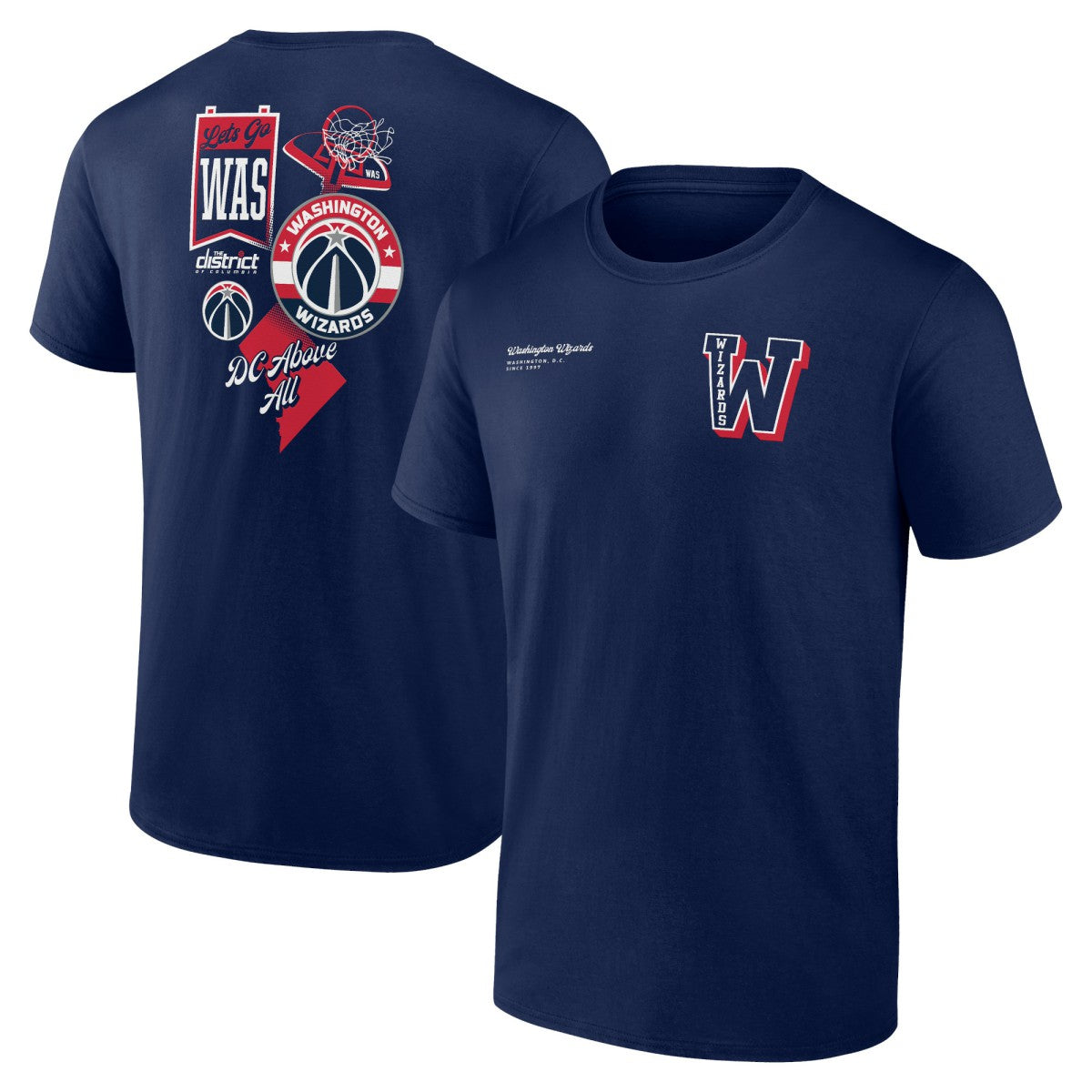 Washington Wizards Split Zone T-Shirt